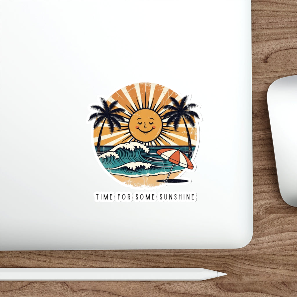 Time For Some Sunshine - Vinyl Sticker
