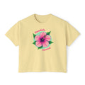 Honolulu Hawaii Hibiscus - Women’s Boxy T-Shirt