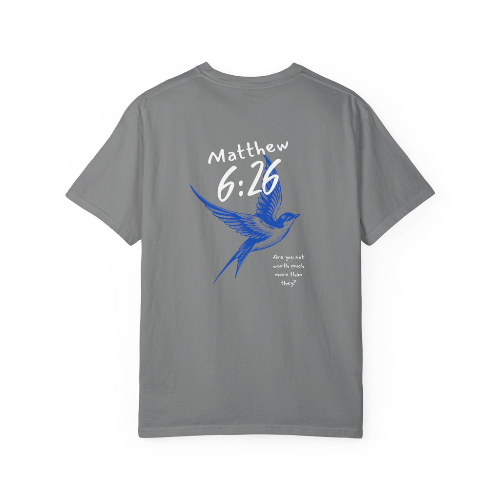 Matthew 6:26 Swallow - Adult T-Shirt