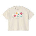 Unique by Design Seashells Boxy Tee — Women's T-Shirt