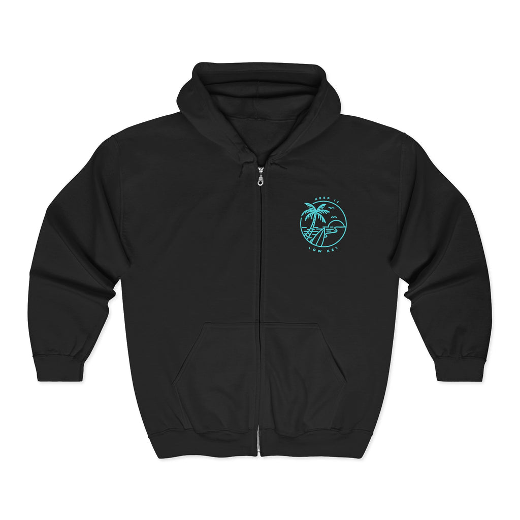 Keep it Low Key - Adult  Zip Hoodie