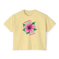 Honolulu Hawaii Hibiscus - Women’s Boxy T-Shirt
