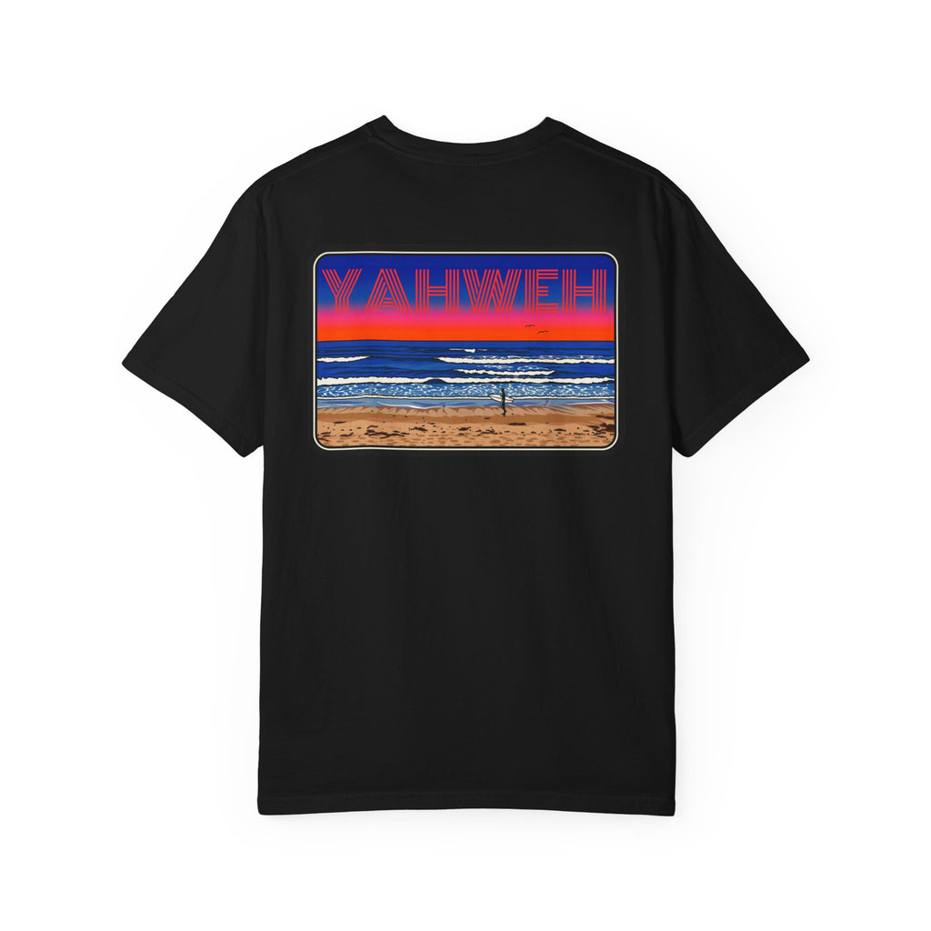 Yahweh Beach Sunset - Adult T‑Shirt