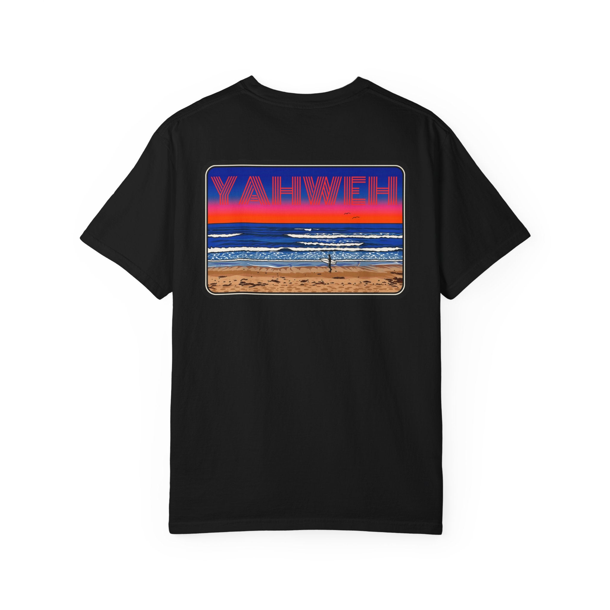 Yahweh Beach Sunset - Adult T‑Shirt