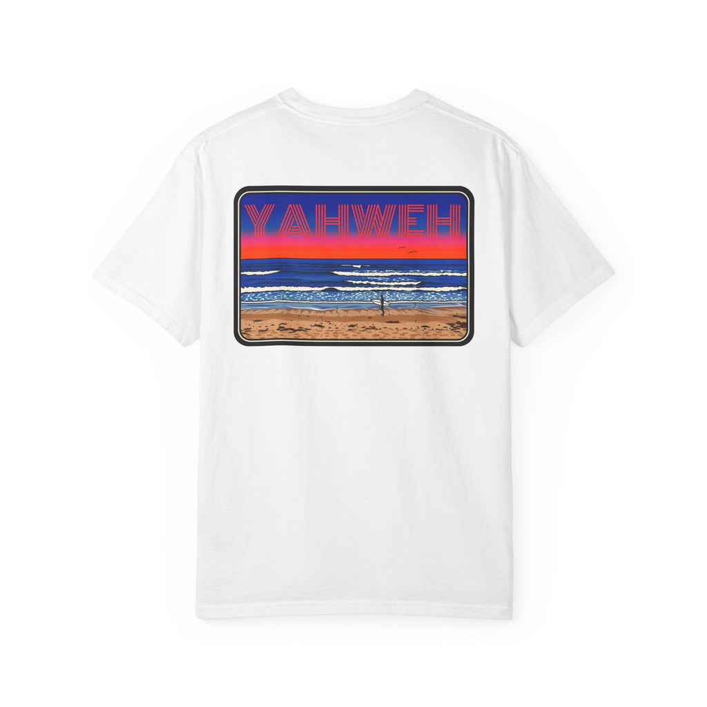 Yahweh Beach Sunset - Adult T‑Shirt