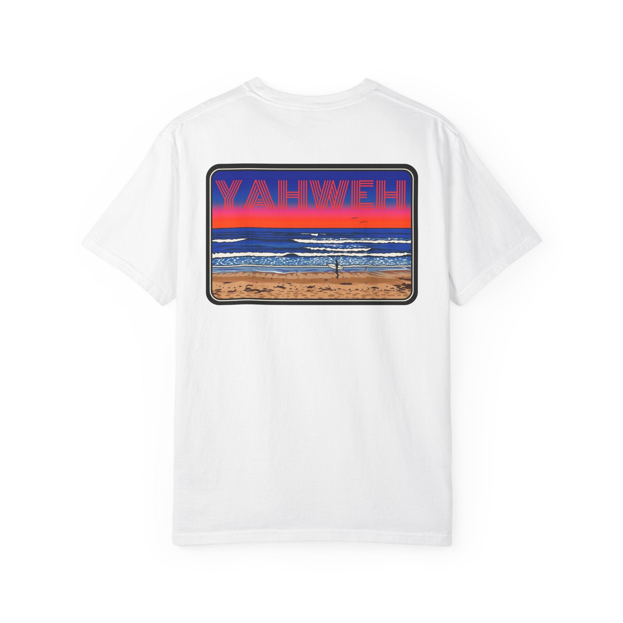Yahweh Beach Sunset - Adult T‑Shirt