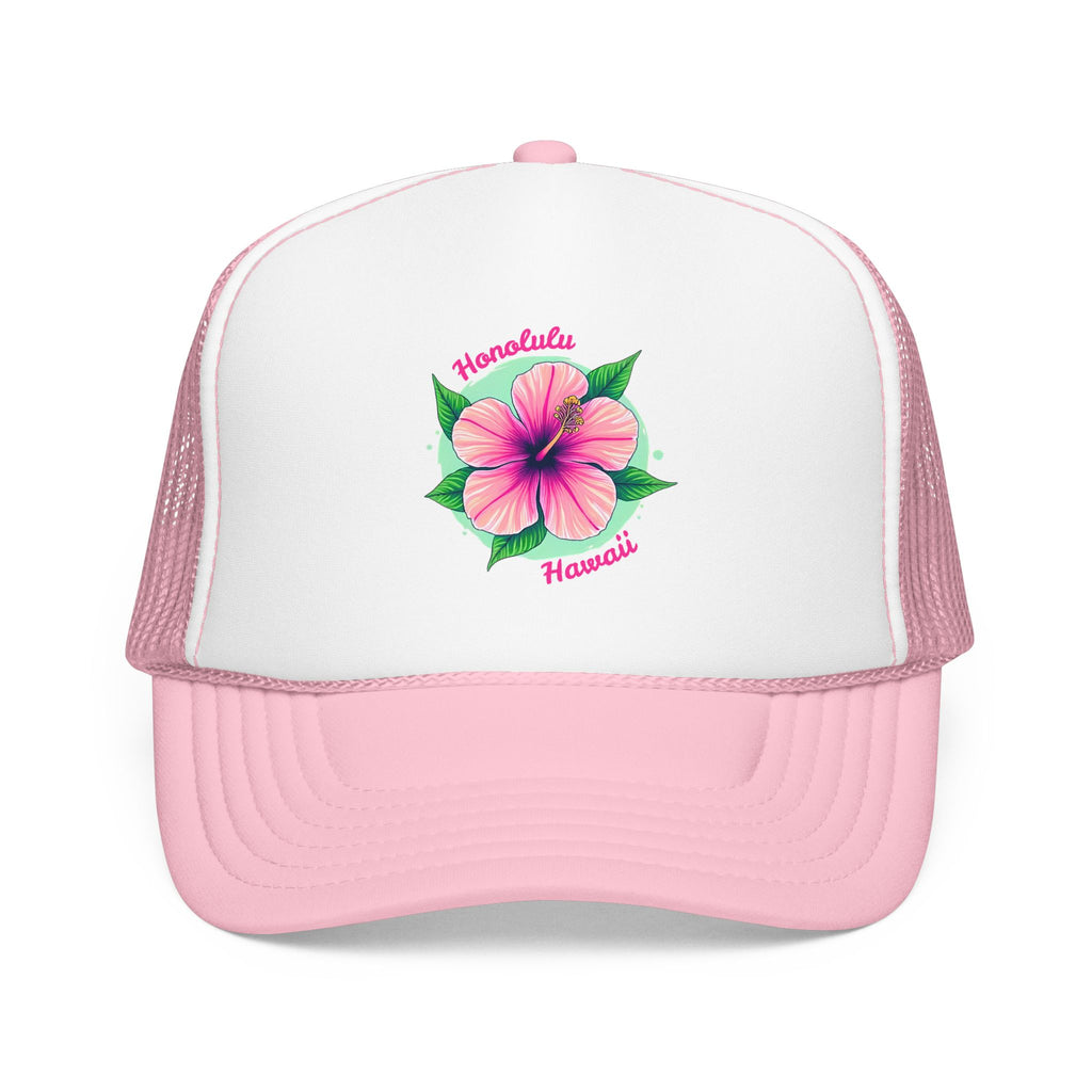 Honolulu Hawaii Hibiscus - Trucker Hat