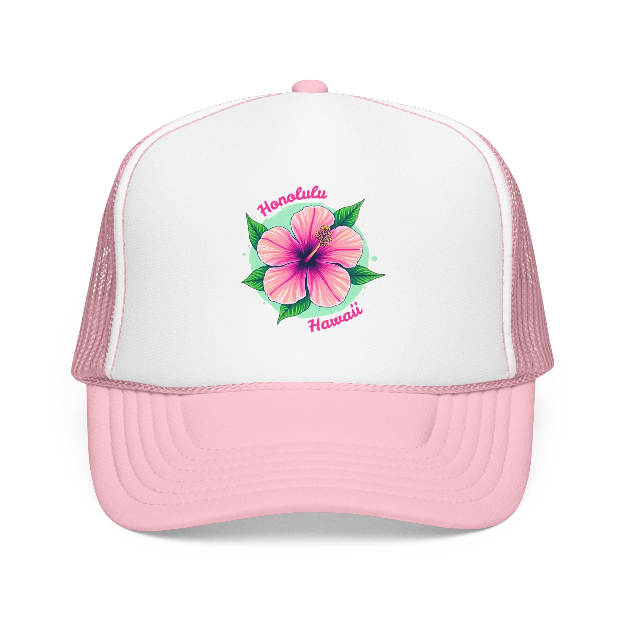Honolulu Hawaii Hibiscus - Trucker Hat