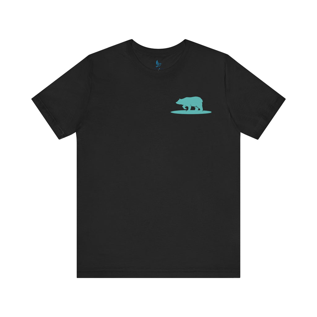 California Surfing Bear - Adult T-Shirt