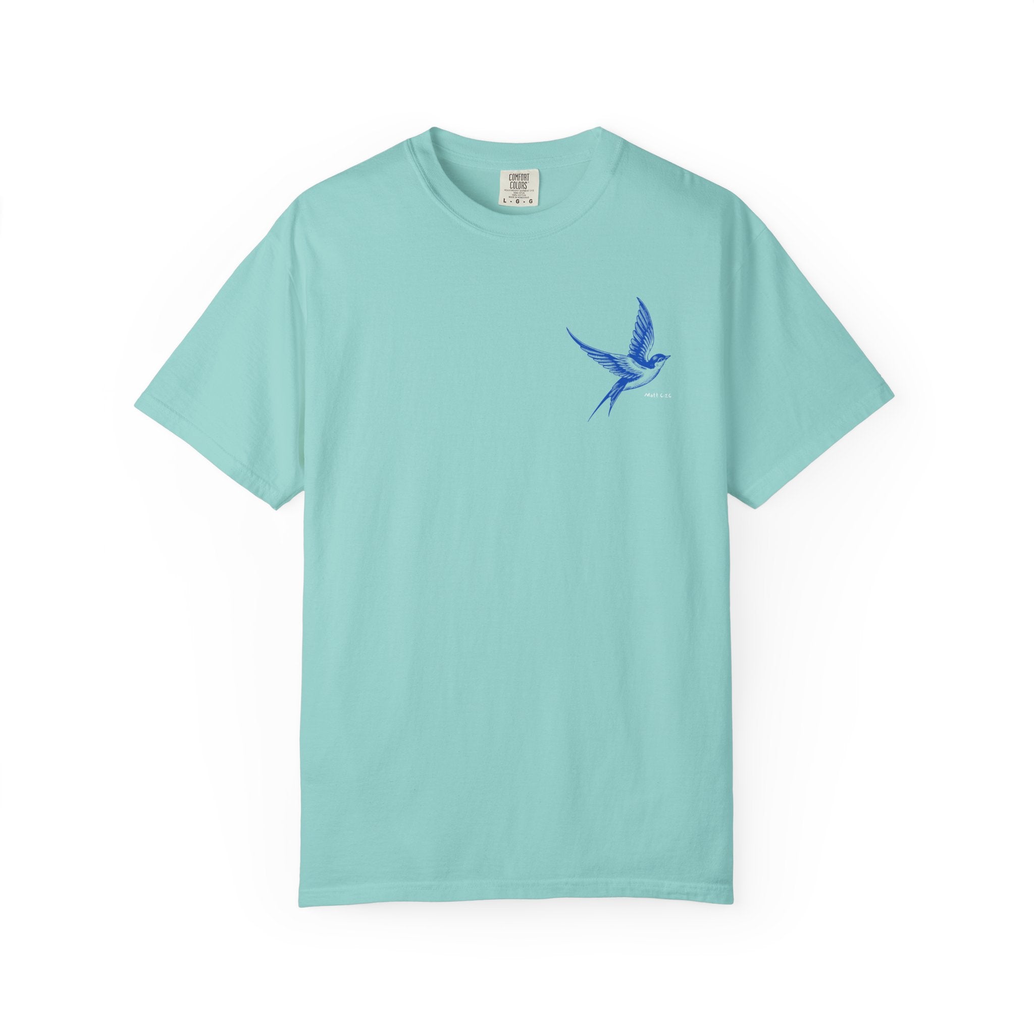Matthew 6:26 Swallow - Adult T-Shirt