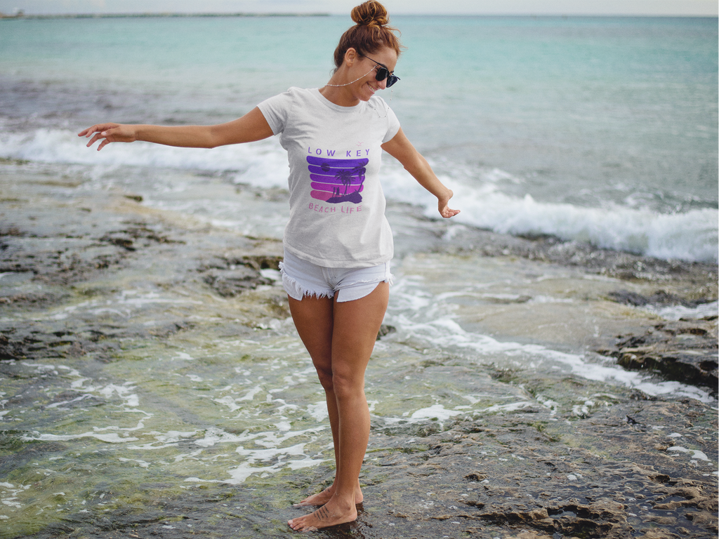 Low Key Beach Life  - Women's  T-Shirt
