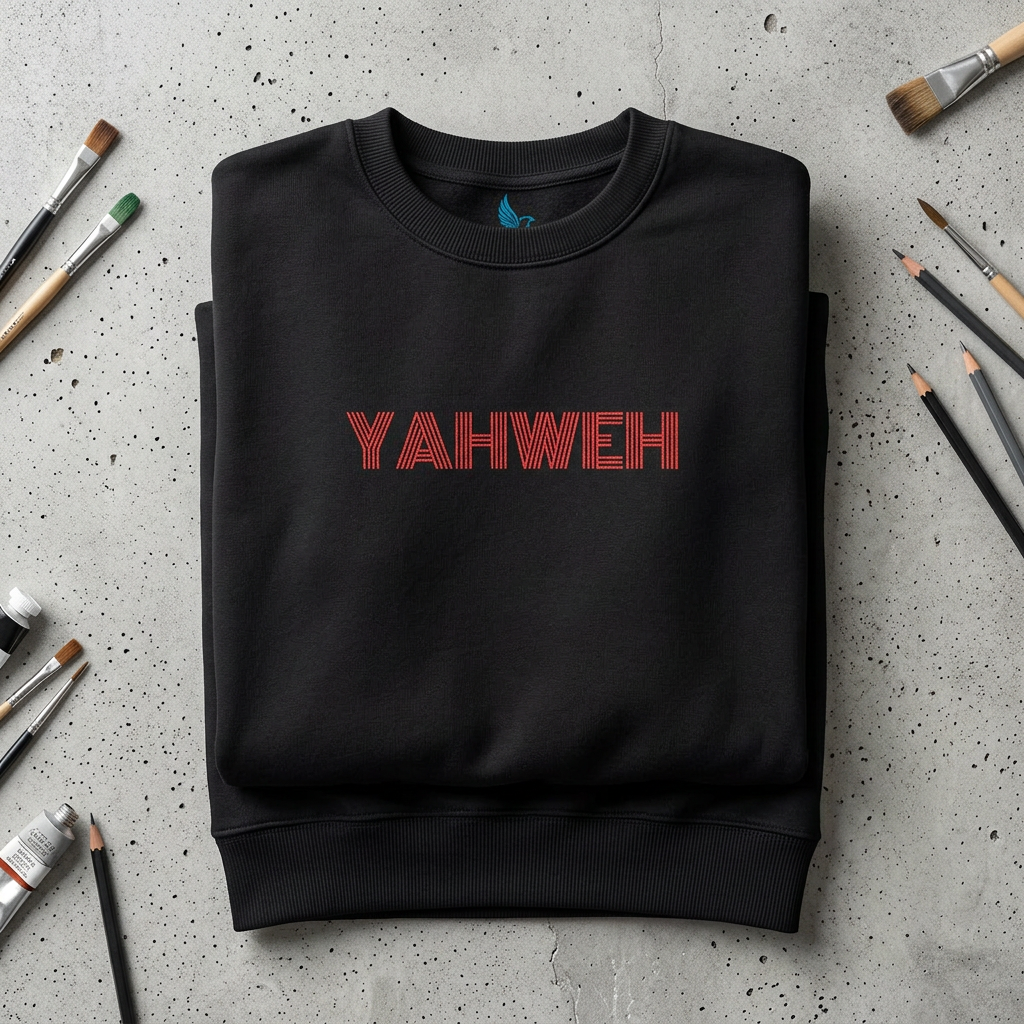 Yahweh - Embroidered  Sweatshirt