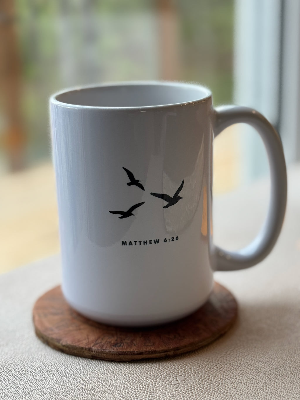Matthew 6:26 -  Ceramic Coffee Mug
