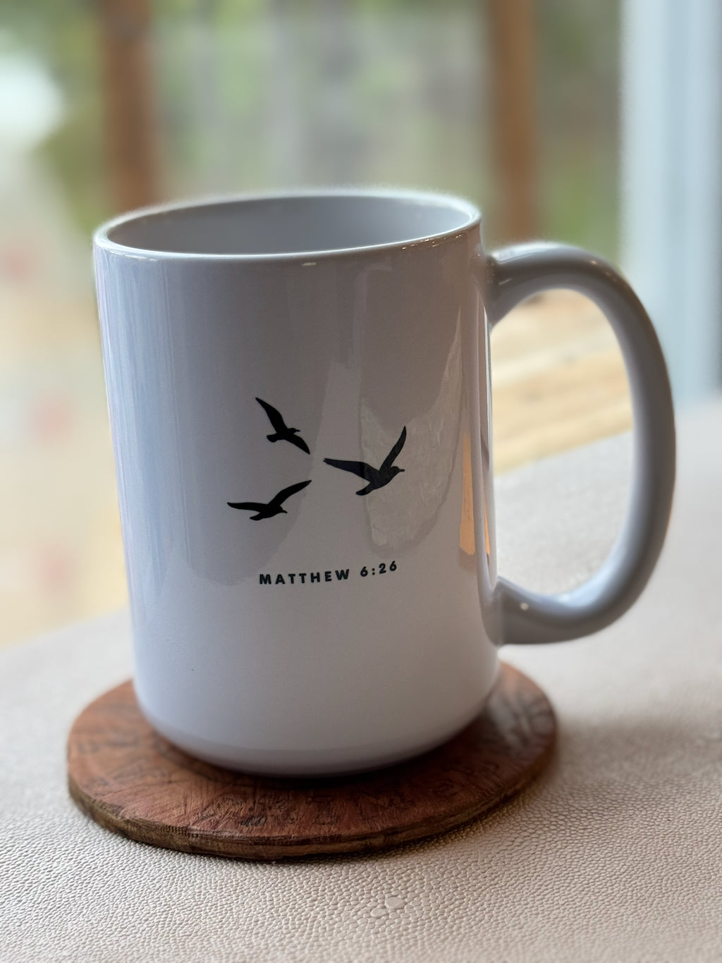 Matthew 6:26 -  Ceramic Coffee Mug