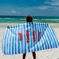 Jesus Never Leaves You - Beach Towel