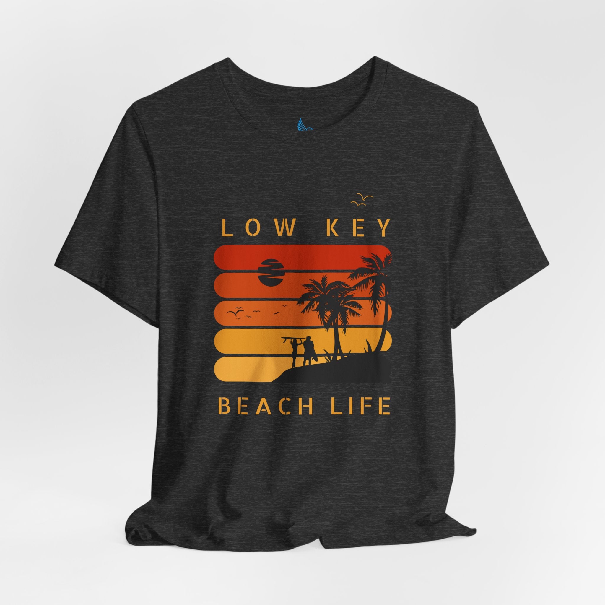 Low Key Beach Life - Adult T-Shirt