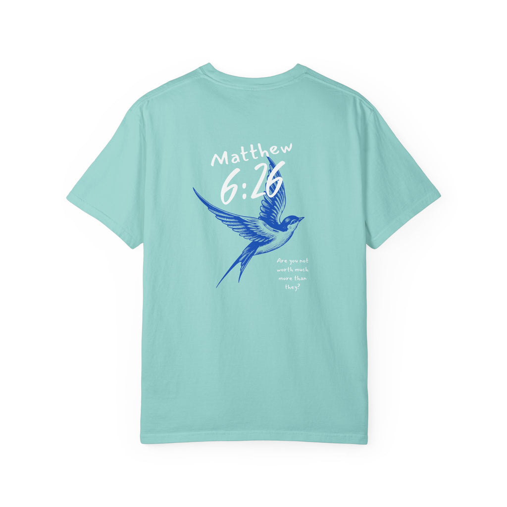 Matthew 6:26 Swallow - Adult T-Shirt