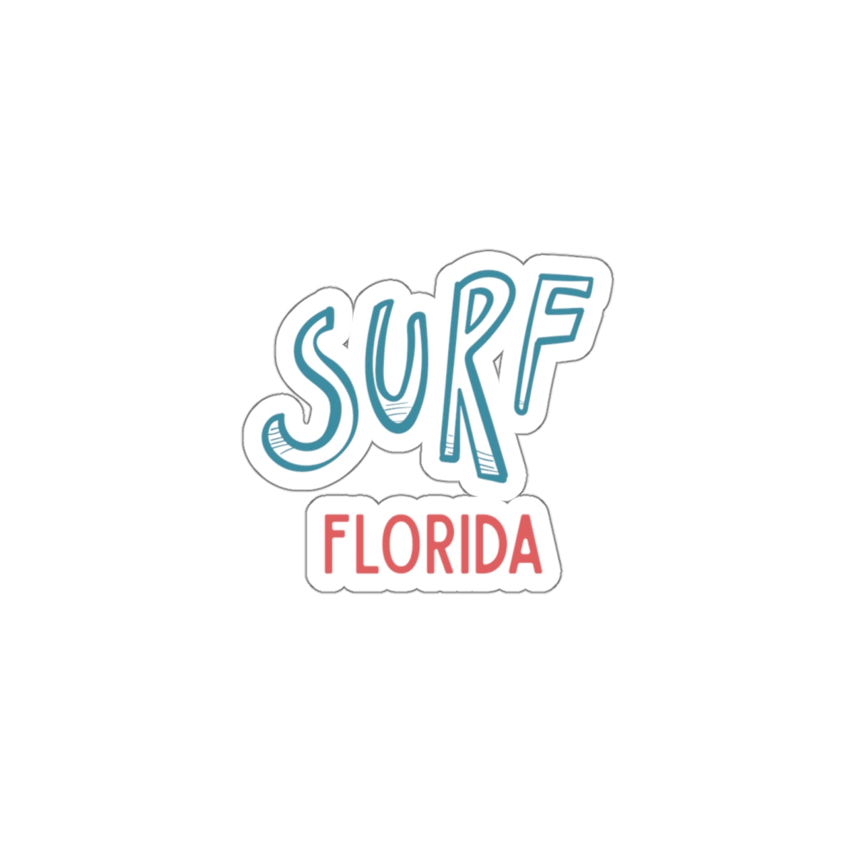 Surf Florida - Vinyl Sticker