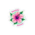 Honolulu Hawaii Hibiscus - Vinyl Sticker