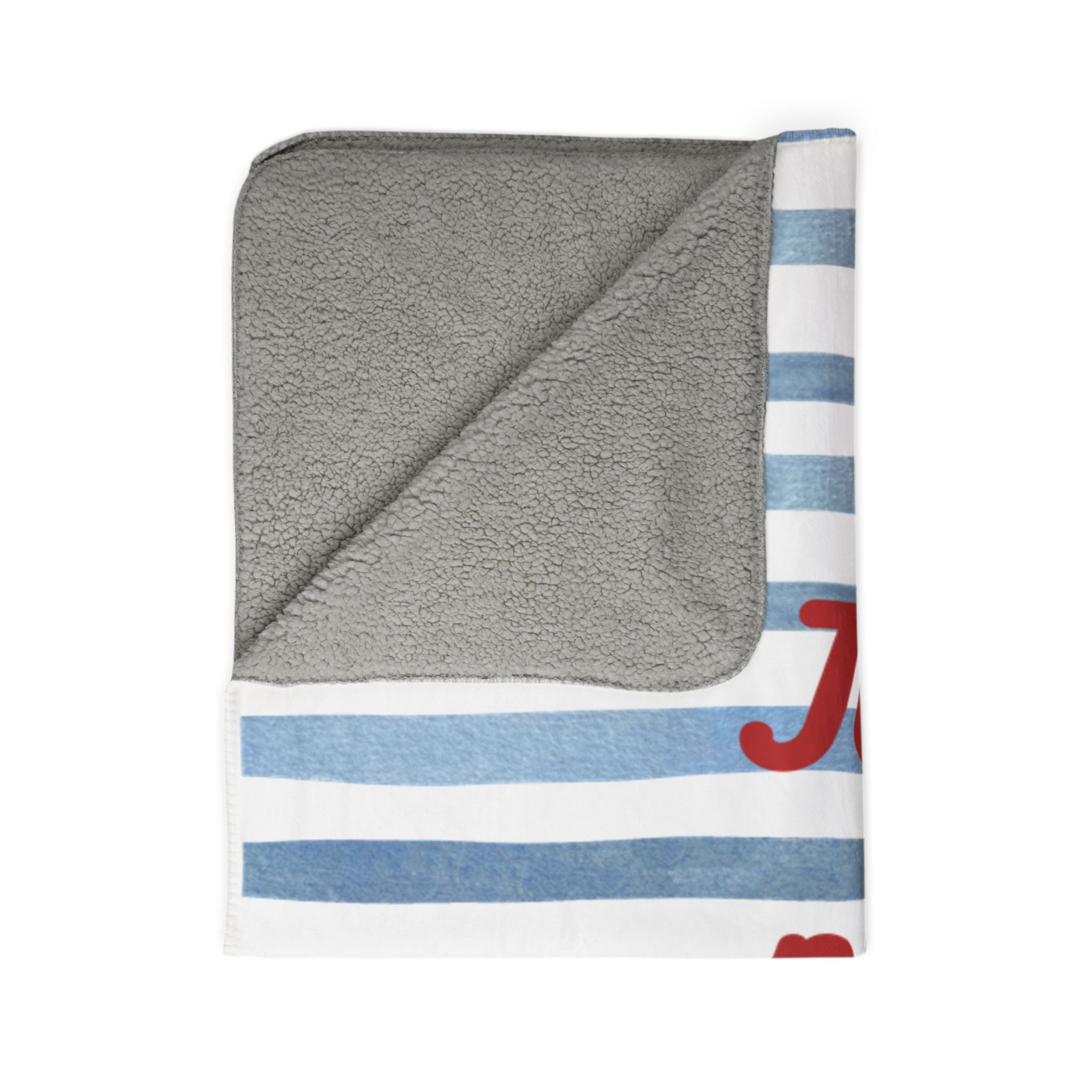Jesus Never Leaves You - Fleece Sherpa Blanket