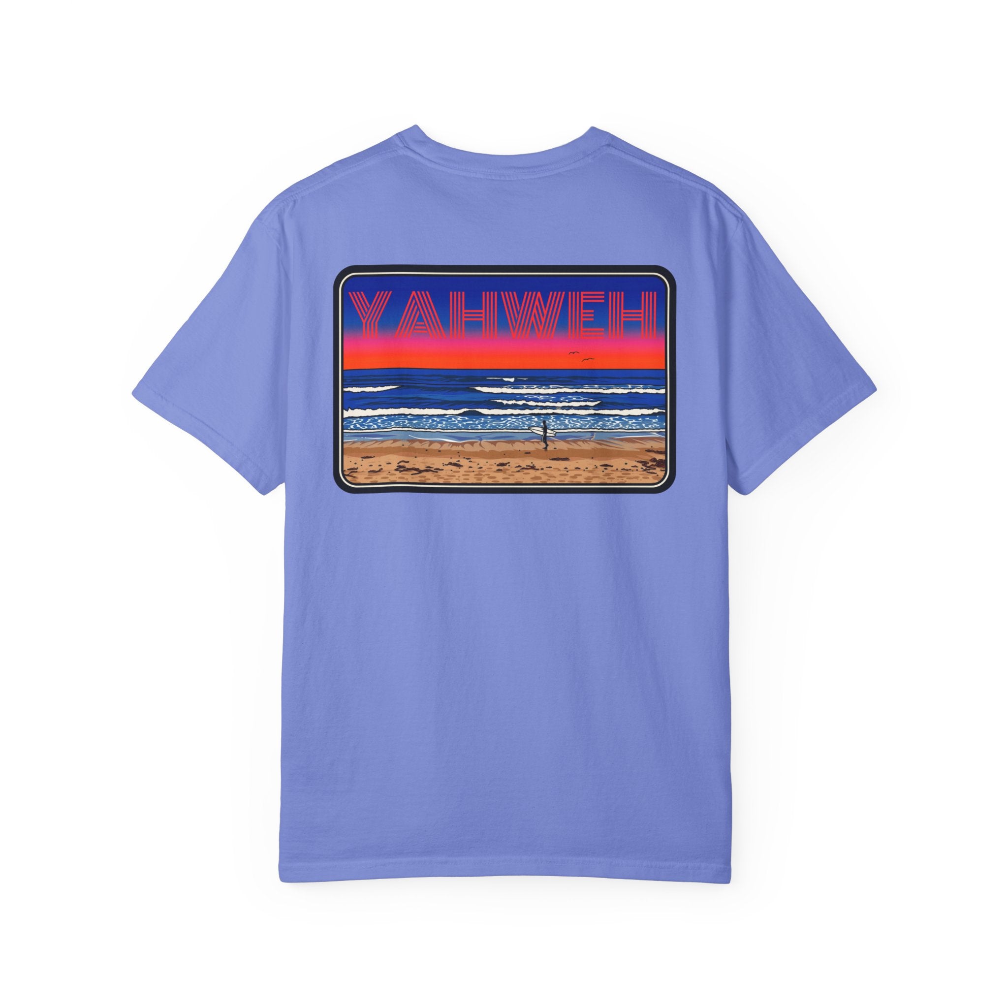 Yahweh Beach Sunset - Adult T‑Shirt