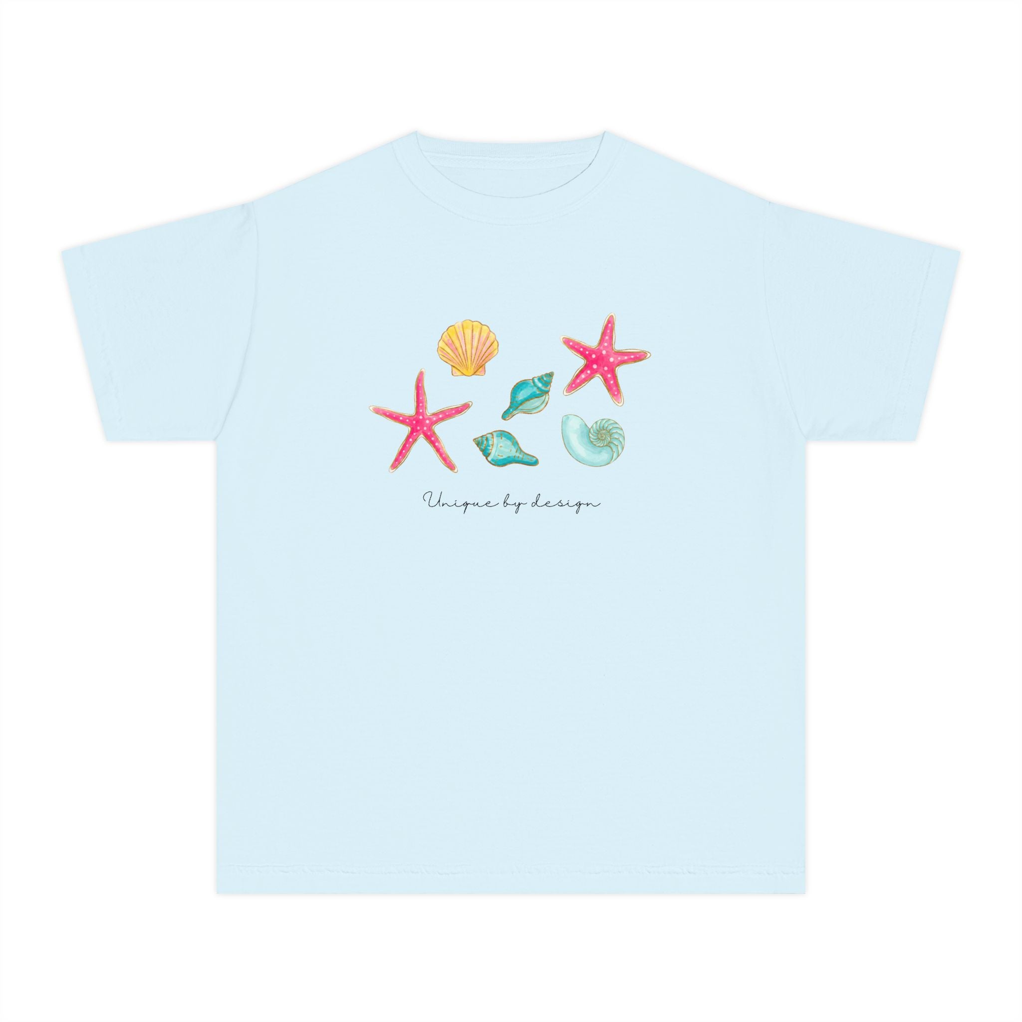 Unique by Design Seashells - Youth T-Shirt